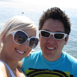 Amy & Kieron at Malibu Beach