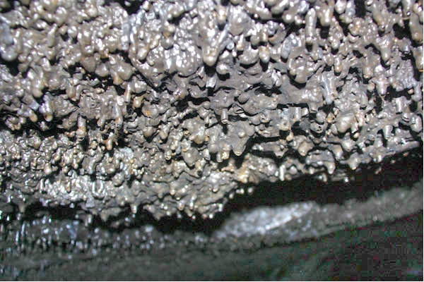 Roof of the Surtshellir Lava Tube