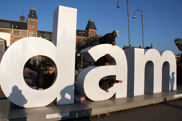 The I amsterdam Sign In Front Of The Rijksmuseum