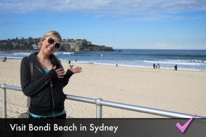 Visit Bondi Beach in Sydney