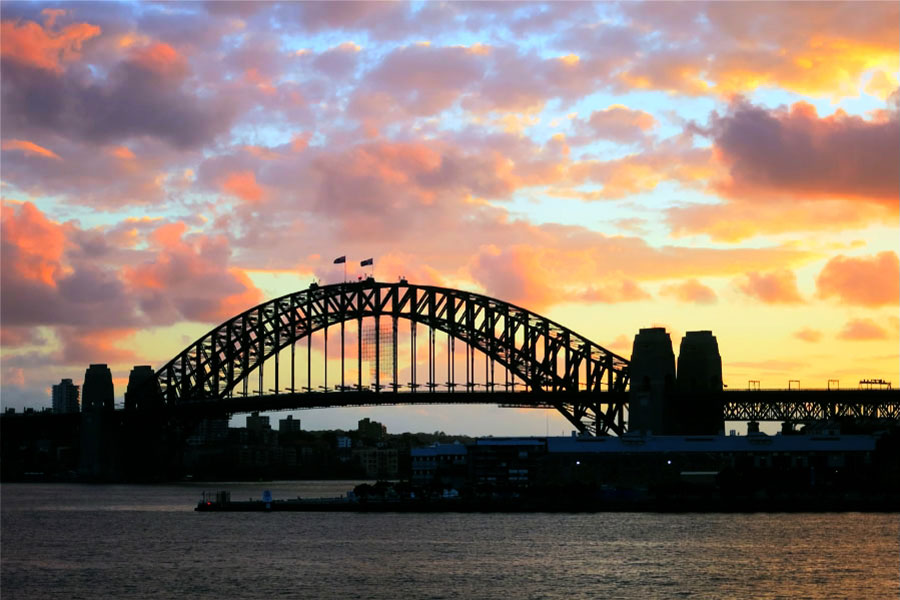 Sydney Harbour Bridge at Sunrise