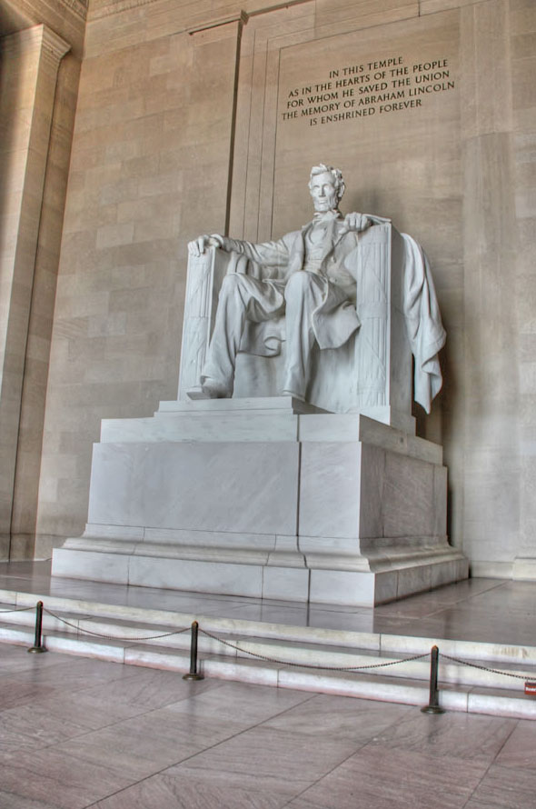 Abraham Lincoln Statue at the Lincoln Memorial