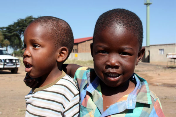 Soweto kids who loved having their photos taken!